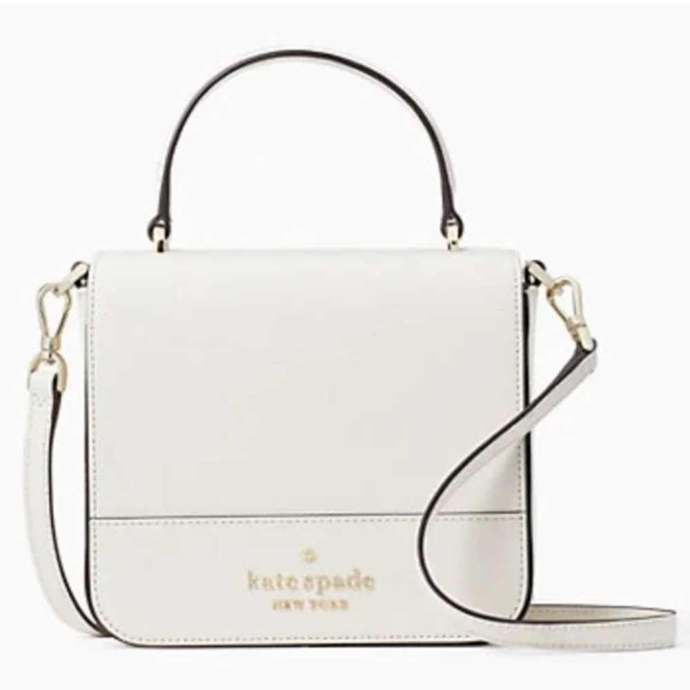 Kate Spade Staci Square Crossbody Bag - Cream/Ivory